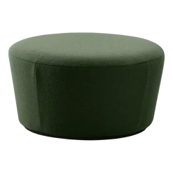 Pouf large en tissu vert Naïve - Emko