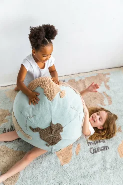 Pouf map monde enfant - Lorena Canals