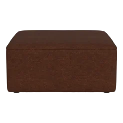 Pouf modulable en tissus bouclé bordeaux Eave 86 - Audo