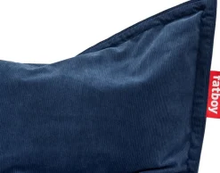 Pouf original recyclé deep blue Slim cord - Fatboy