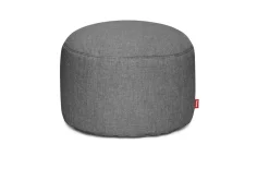 Pouf rond en polyester gris foncé 70x40cm Point Large - Fatboy