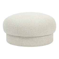Pouf rond en tissu crème 94cm Uno - Design House Stockholm