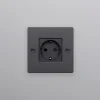 Prise 1G bronze fumé SANS LOGO Socket - Buster+Punch