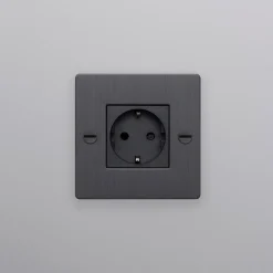 Prise 1G bronze fumé SANS LOGO Socket - Buster+Punch