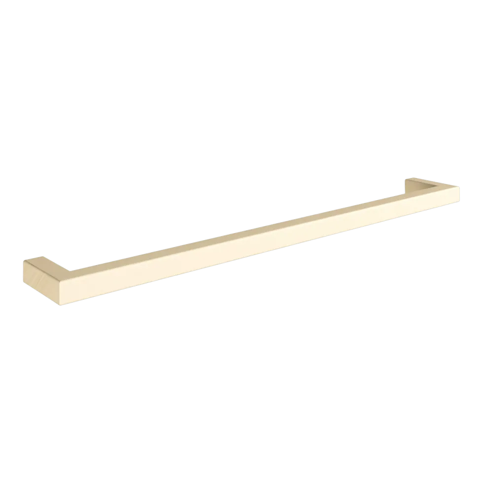 Rail à serviettes carré en acier beige cashew 105cm Vana - Metallbude