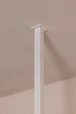 Rail à serviettes carré en acier blanc 50x80cm Tensi - Metallbude