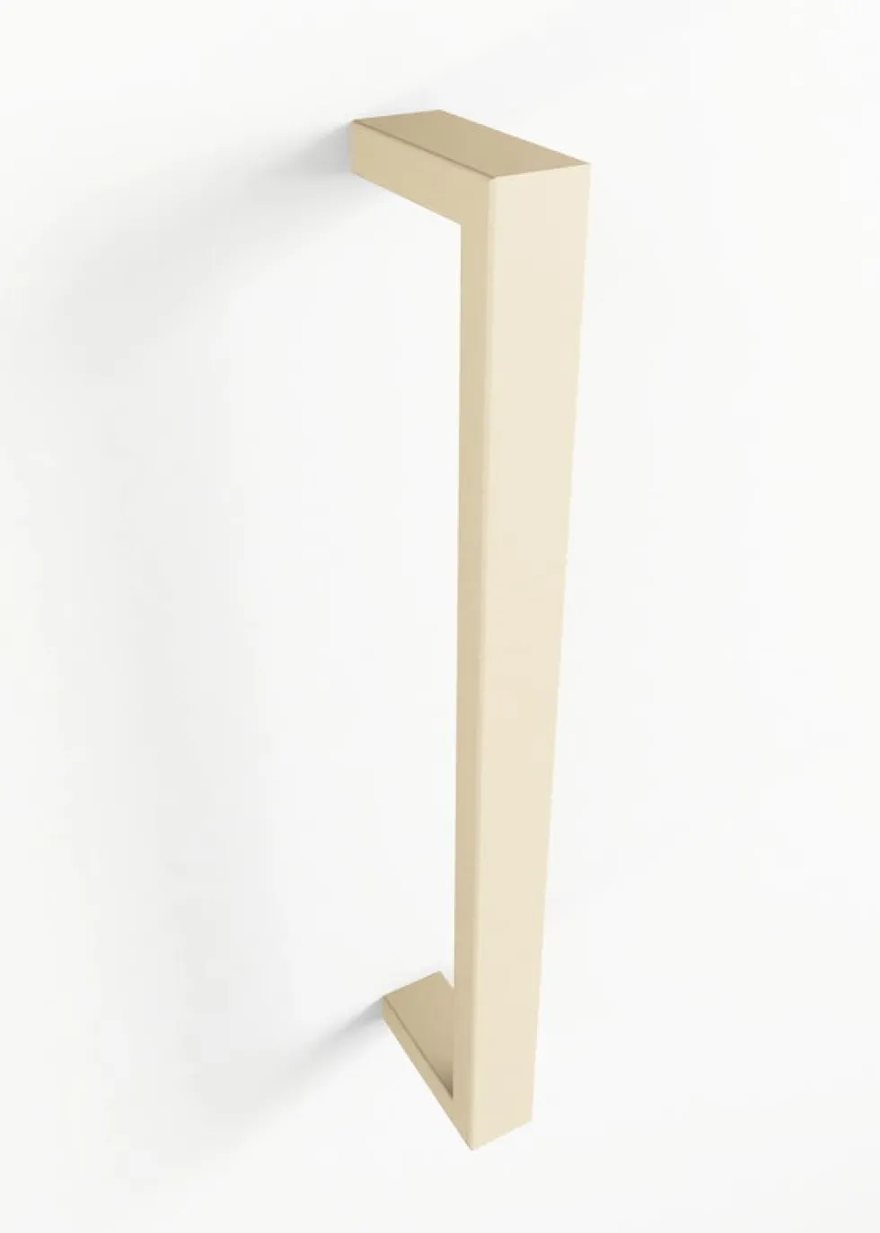 Rail à serviettes en acier beige cashew 50x10x4cm Nali - Metallbude