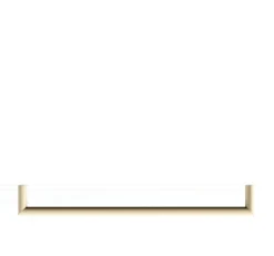 Rail à serviettes rond en acier beige cashew 85cm Vana - Metallbude