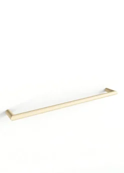 Rail à serviettes rond en acier beige cashew 85cm Vana - Metallbude
