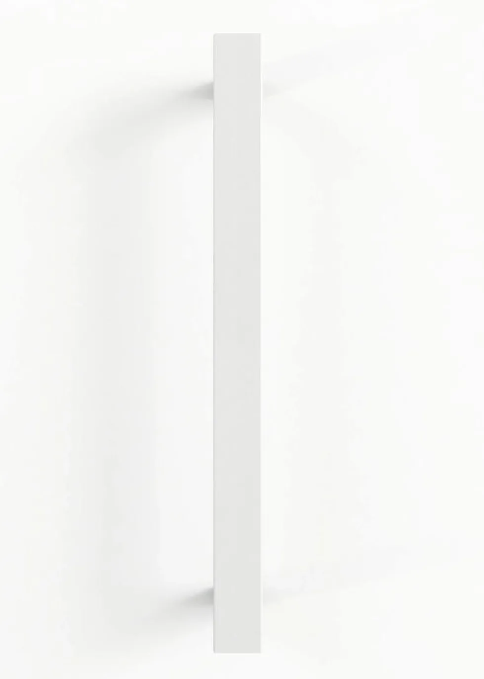 2 rails à serviettes en acier blanc 50x10x4cm Nali - Metallbude