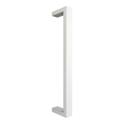 2 rails à serviettes en acier blanc 50x10x4cm Nali - Metallbude