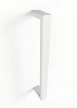 2 rails à serviettes en acier blanc 50x10x4cm Nali - Metallbude
