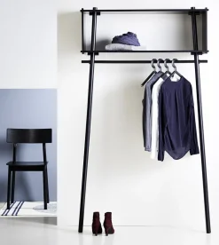 Rangement en bois noir Töjbox - Woud