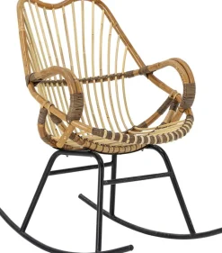 Reine Rocking Chair Nature Rattan - Bloomingville