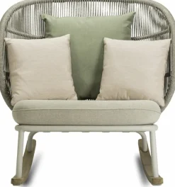 Rocking chair dune et set de coussins almond Kodo - Vincent Sheppard