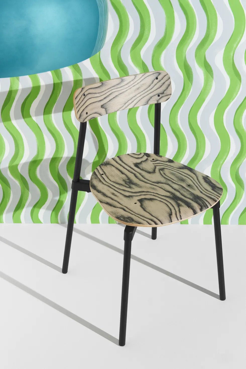 Rouleau de papier peint vert 1 m Gaufrette - Petite Friture