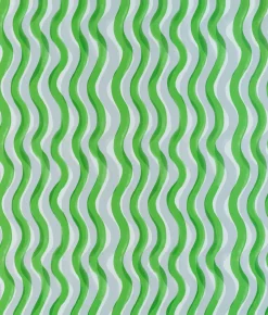 Rouleau de papier peint vert 1 m Gaufrette - Petite Friture