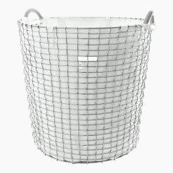 Sac en tissu blanc pour panier 65 L Laundry Bag - KORBO