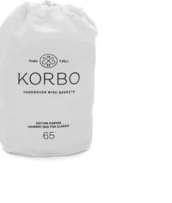 Sac en tissu blanc pour panier 65 L Laundry Bag - KORBO