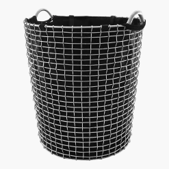 Sac en tissu noir pour panier 80 L Laundry Bag - KORBO