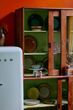 Salière et poivrier en céramique baroque 4,8x4,8x9,8cm Vaisselle 70's - HKLiving