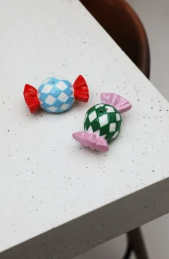 Salière et poivrière en dolomite bonbons 7,5x4,5x4cm - &Klevering