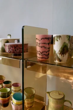 70s ceramics: tea mugs