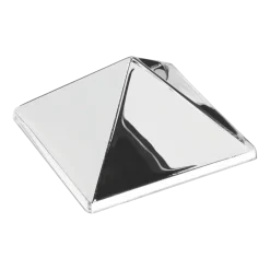 Sculpture miroir murale en acrylique transparent 1 Pyramid - Verpan