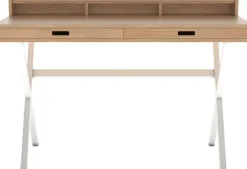 Secrétaire en chêne blanc 120 x 56 x 82,8 cm Hyppolite - Hartô
