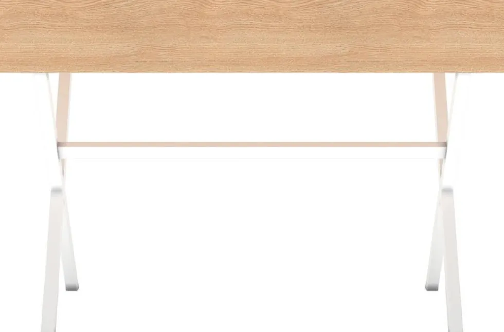 Secrétaire en chêne blanc 120 x 56 x 82,8 cm Hyppolite - Hartô