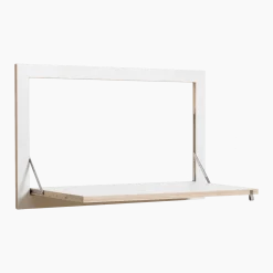 Secrétaire mural blanc 80 x 50 cm Fläpps - Ambivalenz