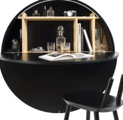 Secrétaire mural noir Pill - Emko