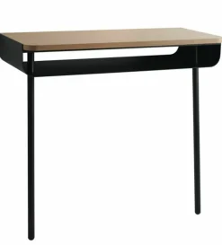 Secrétaire noir en bois et métal Kapriss - Resistub