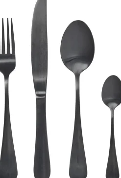 Service 4 couverts Black Noir - Nordal