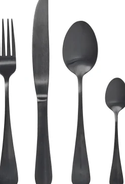 Service 4 couverts Black Noir - Nordal