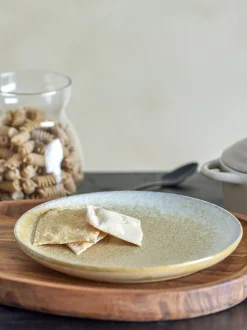 Service de vaisselle petit-déjeuner pour 4 en grès nature Paula - Bloomingville