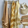 Serviette de bain Kahla en coton brun Bloomingville