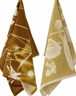 Serviette de cuisine Celleste Jaune Coton - Bloomingville