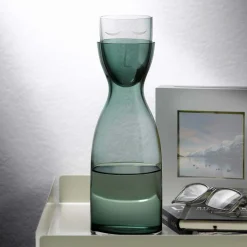 Set d'eau de nuit Mr. & Mrs. Green Tall - Nude Glass