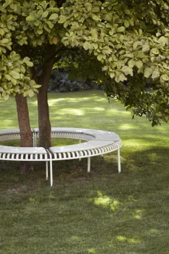 Set de 2 bancs de jardin à 6 pieds en métal gris ciel Palissade - HAY