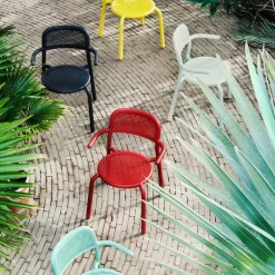 Set de 4 chaises vertes Toni - Fatboy