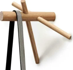 Set de 2 crochets en chêne naturel 15,5 x 12,5 x 14,5 cm Sticks - Normann Copenhagen