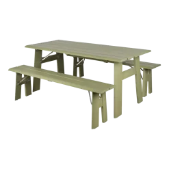 Set de jardin en pin desert sage Avenue - Zuiver