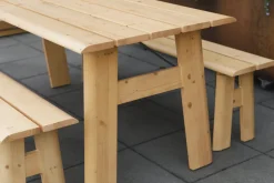 Set de jardin en pin naturel Avenue - Zuiver