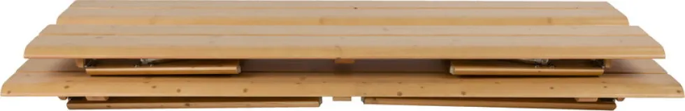 Set de jardin en pin naturel Avenue - Zuiver
