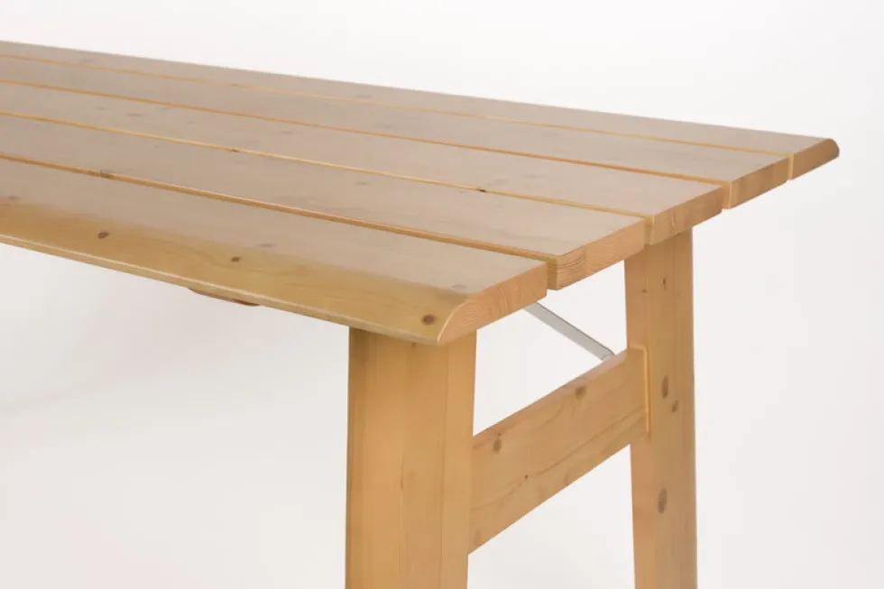 Set de jardin en pin naturel Avenue - Zuiver