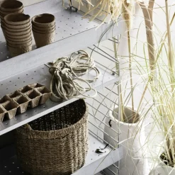 Set de 2 montants de sol en acier galvanisé 85 x 30 cm - String furniture