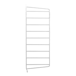 Set de 2 montants muraux en acier blanc 50 x 20 cm - String furniture