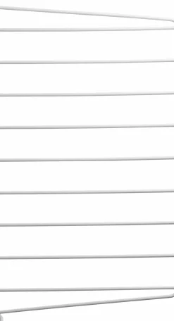 Set de 2 montants muraux en acier blanc 50 x 30 cm - String furniture
