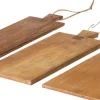 Set de 3 planches à pain en teck - HKliving